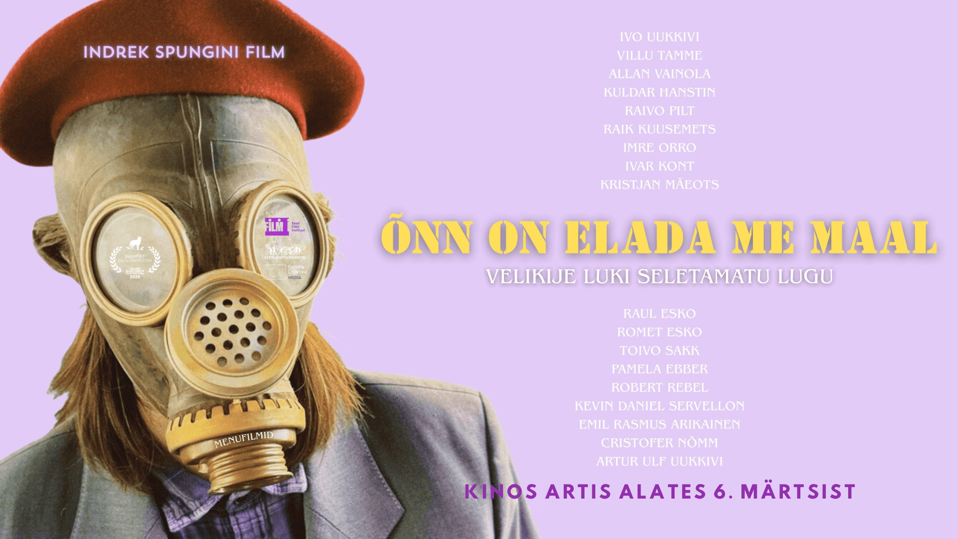 Õnn on elada me maal banner