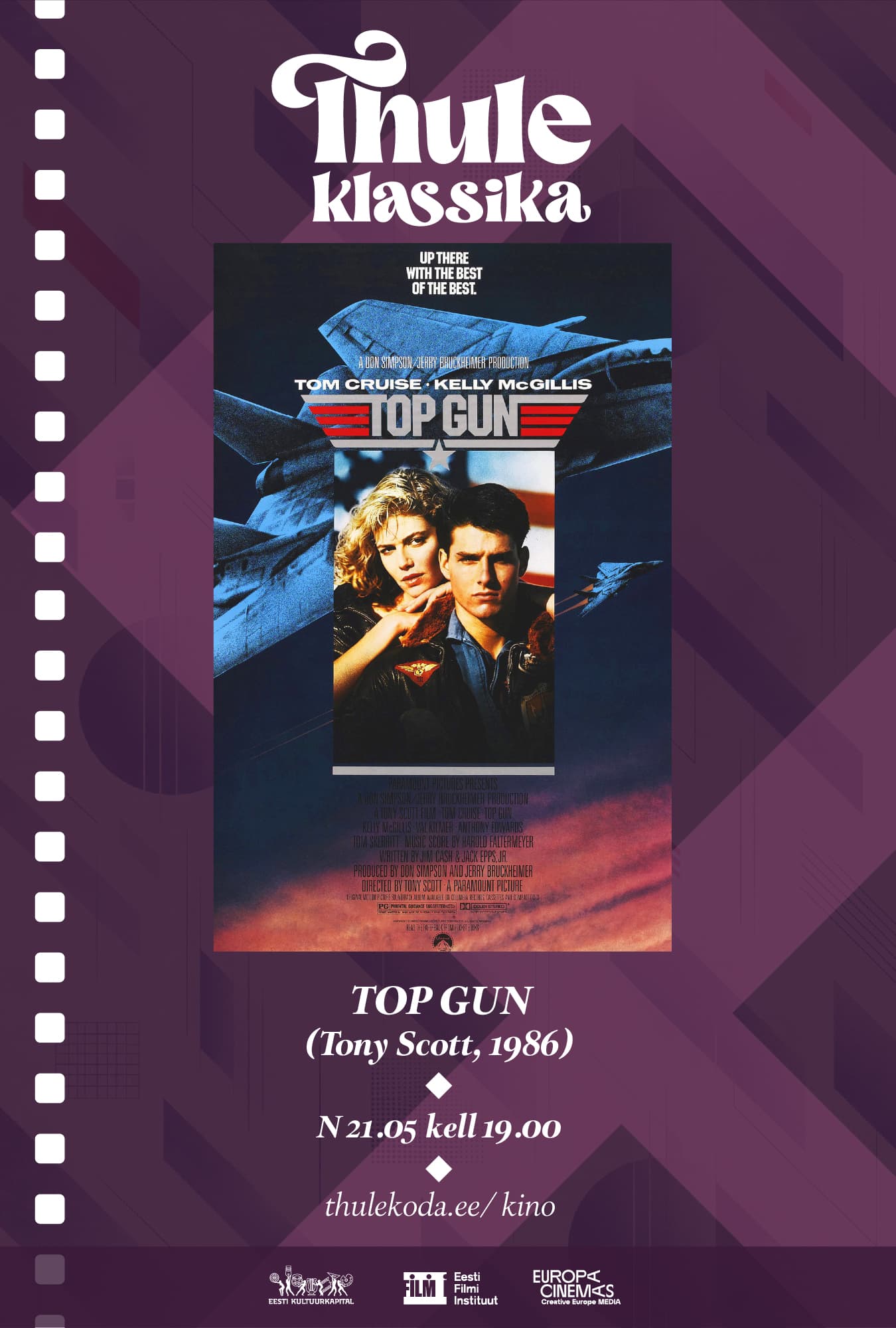 ULA välikino: Top Gun banner picture